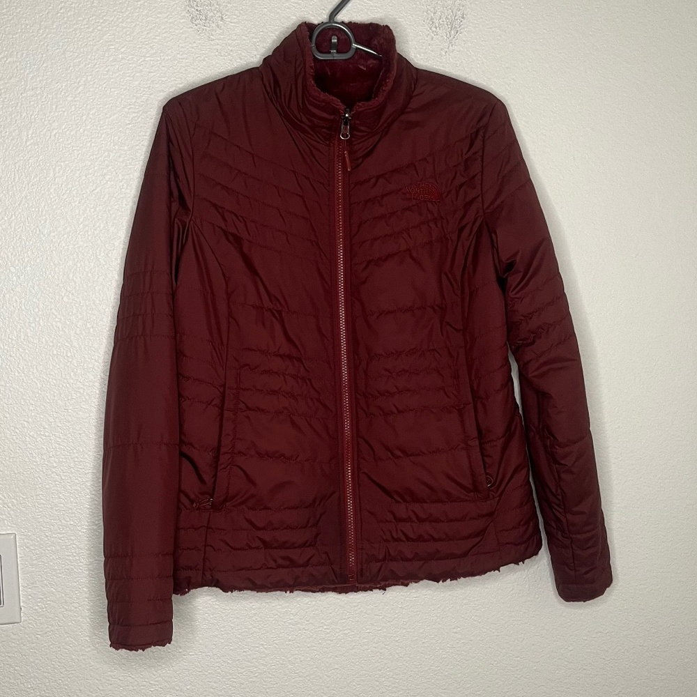 The North Face Reversible Jacket With Faux Fur Women's Size Medium